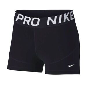 Nike Black Athletic Compression Shorts